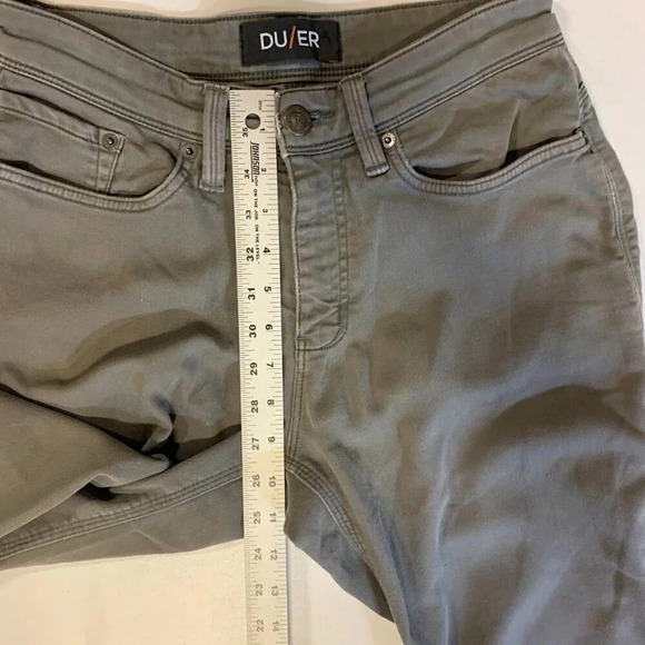 DU/ER Men's No Sweat NX2 5 Pocket Stretch Cotton Taper Denim Jeans Size 28‎ - Picture 13 of 14